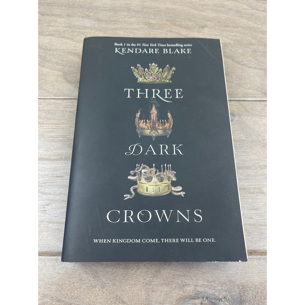 Three Dark Crowns Kendare Blake 2018 First Paperback Fantasy HarperTeen
